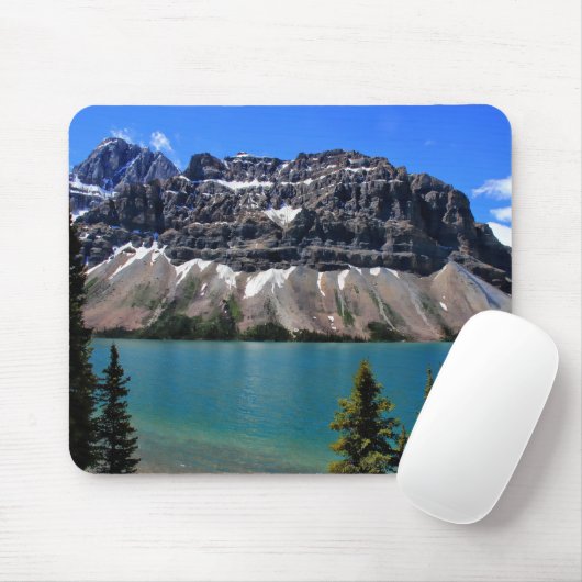 Bow Lake, Banff NP, Alberta Mousepad (Mit Mouse)