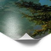 Bow Lake Fotodrucken Fotodruck (Ecke)