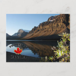 Bow Lake & Glacier Postkarte
