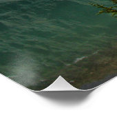 Bow Lake in Banff National Park, Alberta Poster (Ecke)