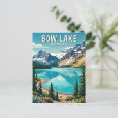 Bow Lake Kanada Postkarte (Stehend Vorderseite)