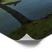 Bow Lake Morning Poster (Ecke)