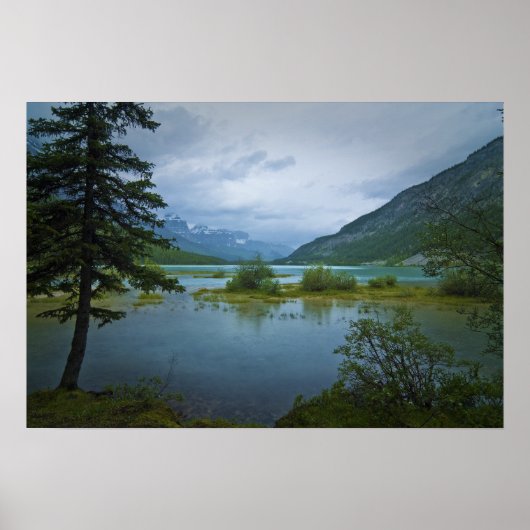 Bow Lake Morning Poster (Vorne)