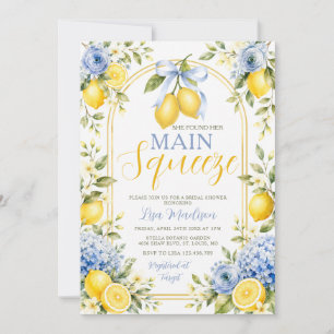 Bow Lemon Sie fand ihren Hauptbräutigam Brautparty Einladung
