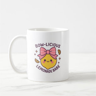 Bow-Licious Lemonade Babe png - Niedliches Girly F Kaffeetasse