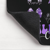 Bow Lila Camouflage Kids Bo Mousepad (Ecke)