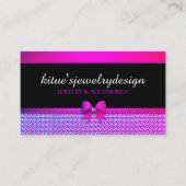 Bow Lila Diamond Jewelier Visitenkarte (Vorderseite)