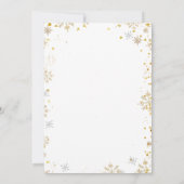 Bow Making Spirits Bright Weihnachts-Cocktailparty Einladung (Rückseite)