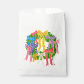 Bow Merry And Bright Christmas  Geschenktütchen (Vorderseite)