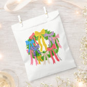 Bow Merry And Bright Weihnachten Geschenktütchen (Ausgeschnitten)