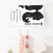 Bow Modern Graduation Welcome Sign Banner (Insitu)