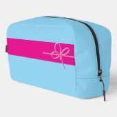 Bow on Pink Waschbeutel (Rechte Ecke)