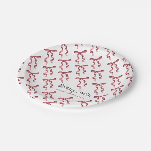 Bow Pappteller (Schrägansicht)