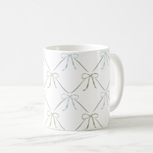 Bow Pattern-Tasse Kaffeetasse (VorderseiteRechts)