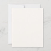 Bow pearls ivory knot Bridal Shower invitation (Rückseite)