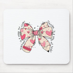 Bow Pencil Lehren ist ein Werk von Herz Valentine Mousepad