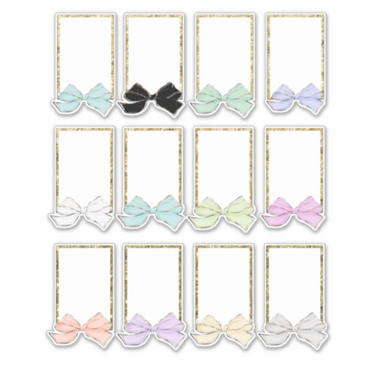 Bow Planner Stickers Aufkleber (Vorderseite)