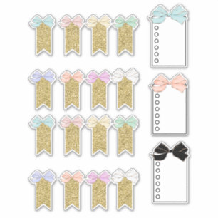 Bow Planner Stickers Aufkleber