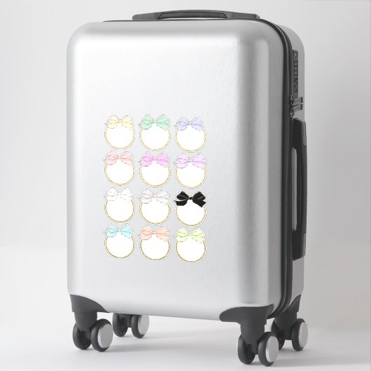 Bow Planner Stickers Aufkleber (Koffer)