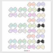 Bow Planner Stickers Aufkleber (Blatt)