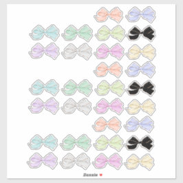 Bow Planner Stickers Aufkleber