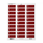 Bow Return Address Label (Vorne)