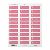 Bow Return Address Label (Vorne)
