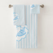 Bow Ribbon ist ein Junge Badhandtuch Set (Insitu)