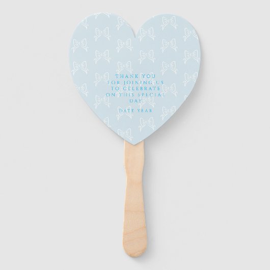 Bow Ribbon ist ein Junge Fächer (Rückseite)