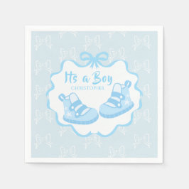 Bow Ribbon ist ein Junge Serviette