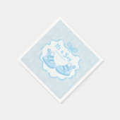 Bow Ribbon ist ein Junge Serviette (Ecke)