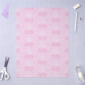 Bow Ribbon ist ein Mädchen in Rosa Seidenpapier (Basteln)