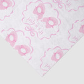 Bow Ribbon ist ein Mädchen weiß Seidenpapier (Detail)