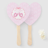 Bow Ribbon its a Girl Fächer (Vorne und Hinten)