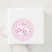 Bow Ribbon its a Girl Geschenkanhänger (Beispiel)