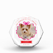 Bow Ribbon Pet Memory Foto Red (Vorderseite)