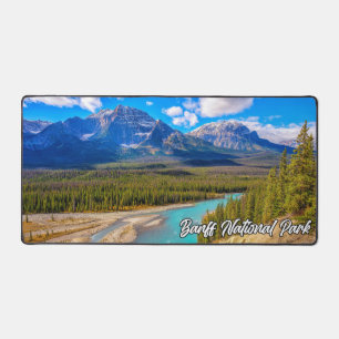 Bow River, Banff National Park, Alberta, Kanada Schreibtischunterlage