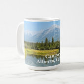 Bow River in Canmore Kanada Kaffeetasse (Vorderseite Links)