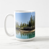 Bow River in Canmore Kanada Kaffeetasse (Links)