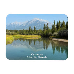 Bow River in Canmore Kanada Magnet