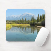 Bow River in Canmore Kanada Mousepad (Mit Mouse)