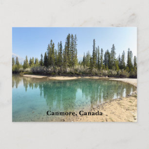 Bow River in Canmore Kanada Postkarte