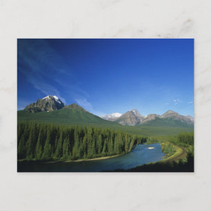 Bow River nahe dem Banff-Nationalpark in Alberta Postkarte