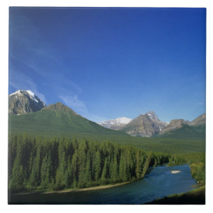 Bow River near Banff National Park in Alberta Fliese