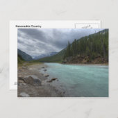 Bow River Postkarte (Vorne/Hinten)