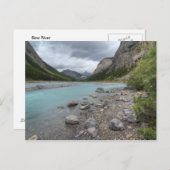 Bow River Postkarte (Vorne/Hinten)