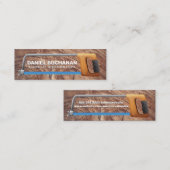 Bow Saw | Holzkörner Mini Visitenkarte (Vorne/Hinten)