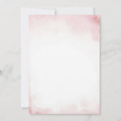 Bow She'll Be Here Soon Sea Shell Cute Baby Shower Einladung (Rückseite)