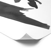 Bow She's The Knot Brautparty Welcome Poster (Ecke)