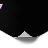 Bow She's The Knot Brautparty Welcome Poster (Ecke)